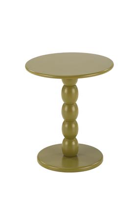 Kavos staliukas Domoletti Cirilla, žalias, 40 cm x 40 cm x 47 cm