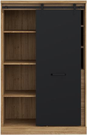 Spinta Forte KZMR621LB-M328, ruda/juoda, 103.4 cm x 52 cm x 160.2 cm