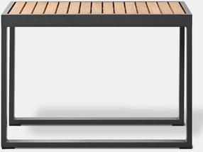 Kavos staliukas Miloo Tamariz M, rudas/juodas, 75 cm x 40 cm x 55 cm