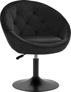 Krėslas ActivEshop 4Rico QS-BL12B, juodas, 65 cm x 65 cm