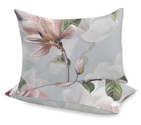 Pagalvės užvalkalas Rustilė Spring 1691, balta/pilka/smėlio, 60 cm x 40 cm