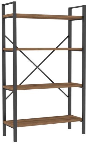 Pastatoma lentyna Kalune Design Mina 835PUQ3684, riešuto, 24 cm x 60 cm x 100 cm