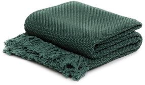 Pledas Homla Morris Organic Forest, žalias, 130 cm x 170 cm