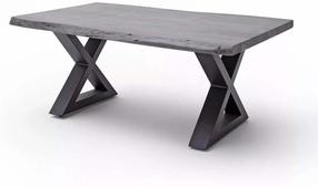 Kavos staliukas MC Akcent Cartagena, pilkas, 110 cm x 70 cm x 45 cm