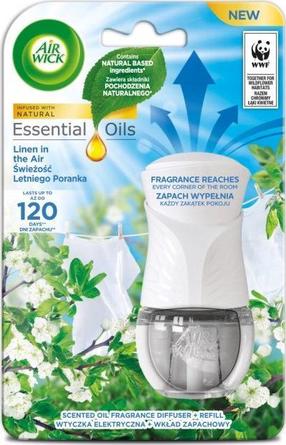 Elektrinis oro gaiviklis Air Wick Electrical Linen In The Air Complete, 0.019 l