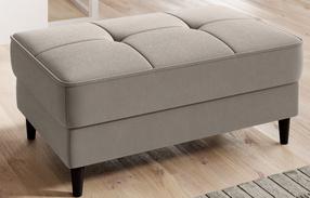 Pufas Bellis Savoi 7, šviesiai ruda, 62 cm x 97 cm x 42 cm