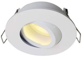 Įmontuojamas šviestuvas lubų CristalRecord Acuario, GU10, baltas