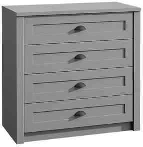 Komoda Gala Meble Prowansja K4, pilka, 43 cm x 88 cm x 88 cm