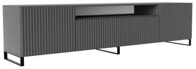 Televizoriaus spintelė ADRK Noemi, grafito, 200 cm x 47 cm x 53 cm