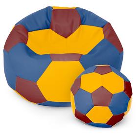 Sėdmaišių rinkinys Ball XXXXL, mėlynas/raudonas/geltonas