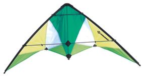 Aitvaras Schildkrot Stunt Kite 133, 60 cm x 133 cm, žalia