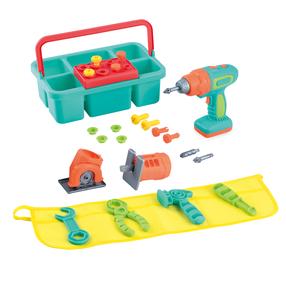 Žaislinis meistro įrankių rinkinys, atsuktuvas PlayGo Diy 2033, įvairių spalvų