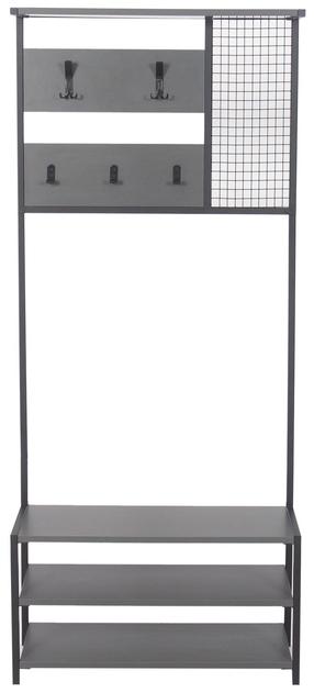 Drabužių kabykla Kalune Design Nomad Portmanto 855DTE4019, 182 cm, antracito/juoda