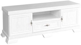 Televizoriaus spintelė Gala Meble Kora KRT2, baltas, 46 cm x 158 cm x 59 cm