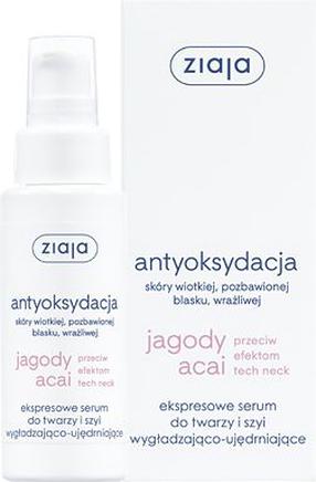 Veido serumas Ziaja Acai Berries Antioxidation Express, 50.0 ml