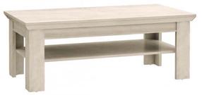 Kavos staliukas Forte Kashmir, pušies, 120.6 cm x 60.4 cm x 45.3 cm