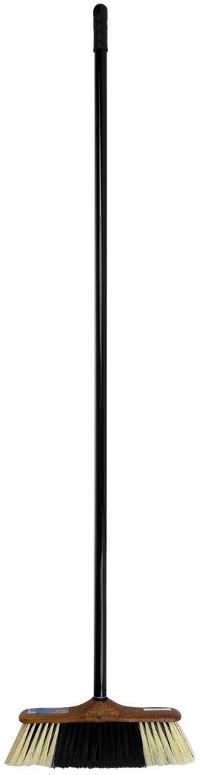 Grindų šluota Spontex, ruda/juoda, 132 cm