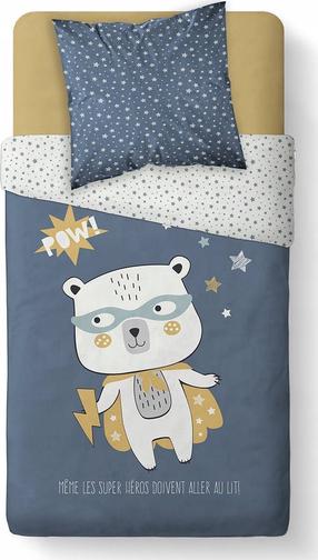 Patalynės užvalkalų komplektas TODAY, mėlynas/baltas, 140 x 200 cm