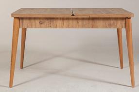 Valgomojo stalas išskleidžiamas Kalune Design Vina, rudas, 129 - 163 cm x 80 cm x 75 cm