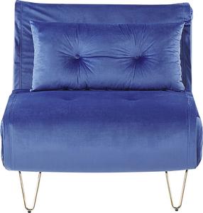 Sofa-lova Shumee Vestfold, tamsiai mėlyna, 78 x 85 cm x 81 cm