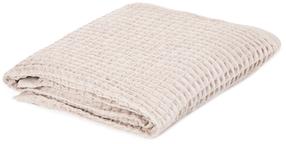 Vonios rankšluostis Homla Vaffel Basic 842141, smėlio, 130 cm x 70 cm