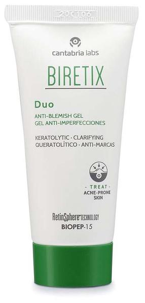 Veido gelis Cantabria Labs Biretix Duo Anti-Blemish, 30.0 ml