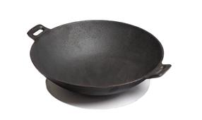 Ketaus keptuvė GrillSymbol Wok, 30 cm x 30 cm x 7 cm