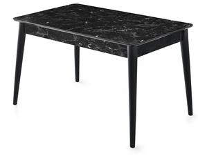 Valgomojo stalas išskleidžiamas Kalune Design Lotus, antracito, 130 - 165 cm x 80 cm x 75 cm