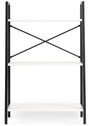 Lentyna Vior, balta/juoda, 34 cm x 64 cm x 97 cm