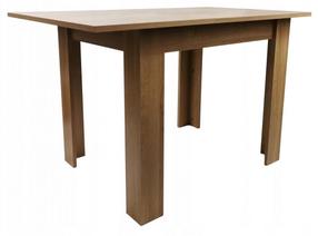 Valgomojo stalas išskleidžiamas Adan, tamsaus ąžuolo, 120 - 160 cm x 80 cm x 75 cm