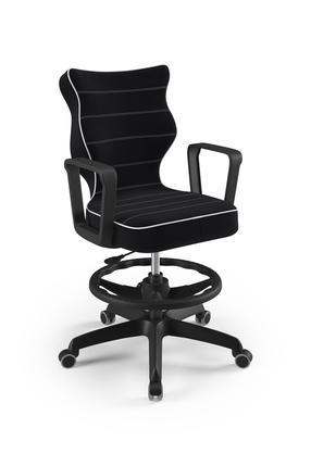 Vaikiška darbo kėdė Norm Jasmine 01, 63 x 63 x 99 cm, juoda