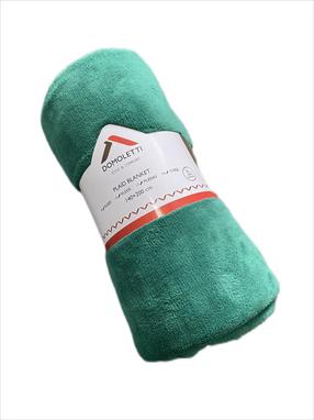 Pledas Domoletti CORAL, žalias, 140 cm x 200 cm