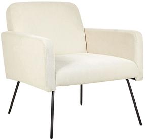 Krėslas Beliani Narken, kreminė, 76 cm x 72 cm x 77 cm