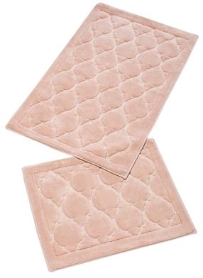 Vonios kilimėlių rinkinys Foutastic Dante 351ALS2139, rožinis, 100 cm x 60 cm