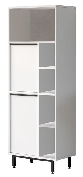 Spinta Kalune Design ON10 B-W, balta, 35.5 cm x 45.1 cm x 160 cm