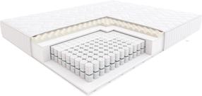 Čiužinys Hilding Family Zorba Silver, 200 cm x 180 cm, minkštas