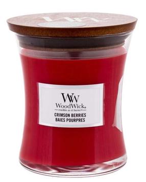 Žvakė, aromatinė WoodWick Crimson Berries, 65 h, 275 g, Raudona