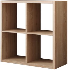 Knygų lentyna ADRK Cleo III, sonoma ąžuolo, 77 cm x 33 cm x 77 cm