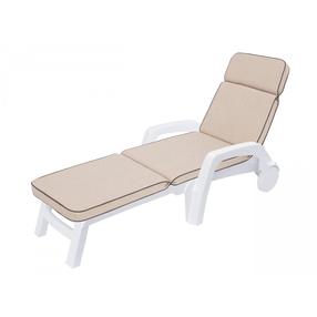 Lauko baldų pagalvė Hobbygarden Iris IRIBEZ5, šviesiai ruda, 178 x 47 cm