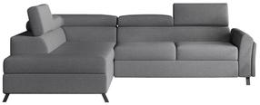 Kampinė sofa Kairos Primo 96, pilka, kairinė, 200 x 265 cm x 95 cm
