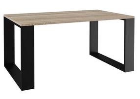 Kavos staliukas Modern, juoda/sonoma ąžuolo, 90 cm x 58 cm x 50 cm
