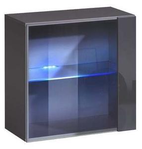Vitrina ASM Switch WW 3, pilka, 60 cm x 30 cm x 60 cm