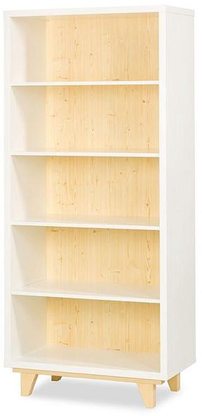 Pastatoma lentyna LittleSky Lydia, balta/pušies, 80 cm x 40 cm x 181 cm