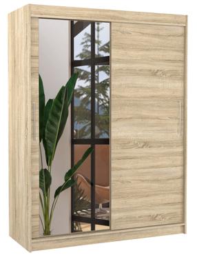 Spinta ADRK Bianco 150, rusva, 58 cm x 150 cm x 200 cm, su veidrodžiu