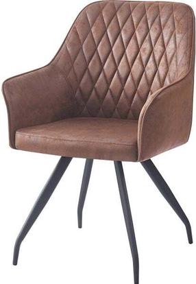 Valgomojo kėdė Kayoom Amber 225 BIHPC-DBRW, tamsiai ruda, 63.5 cm x 60 cm x 86.5 cm