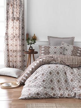 Patalynės užvalkalų komplektas Mijolnir Alize 172PRL2175, rudas/baltas, 160 x 220 cm