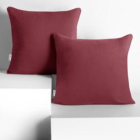 Dekoratyvinės pagalvėlės užvalkalas Restilo Amber, tamsiai rožinė, 50 cm x 50 cm