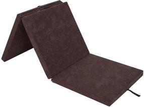 Lauko baldų čiužinys Hobbygarden Ben L BENCBR4, tamsiai ruda, 180 x 65 cm