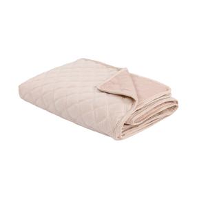 Lovatiesės komplektas Domoletti Velvet, smėlio, 220 cm x 240 cm