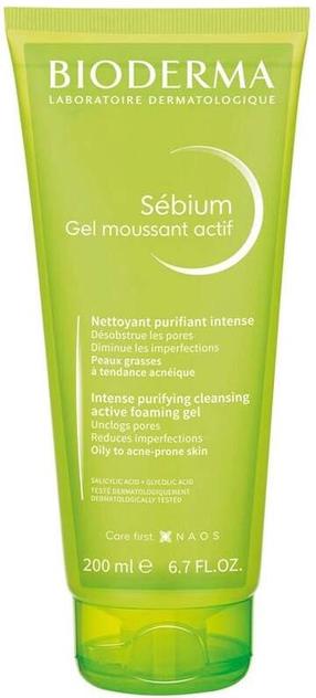 Veido prausiklis Bioderma Sebium Intense Purifying Cleansing Foaming Gel, 200 ml